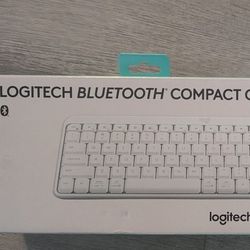 Logitech Bluetooth Compact Keyboard With Mouse , White