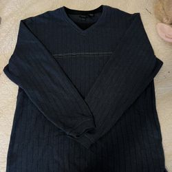 Van Heusen Navy And Black Vintage Sweater