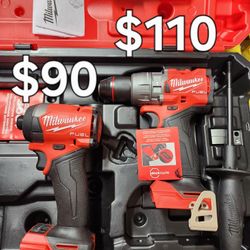 MILWAUKEE M18 FUEL IMPACT DRIVER & HAMMER DRILL TOOL-ONLY 