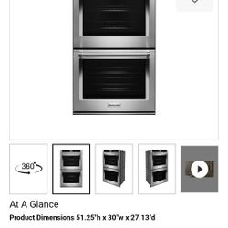 KitchenAid 30" Stainless Steel Smart Electric Built In Double Oven