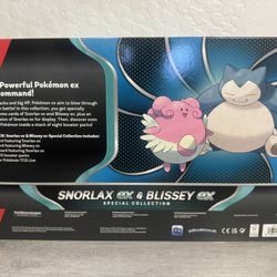 Snorlax Ex and Blissy Ex Special Collection 8x Packs Pokemon TCG
