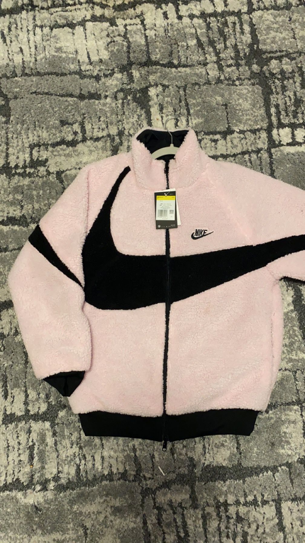 Pink Reversible Nike Fleece Jacket