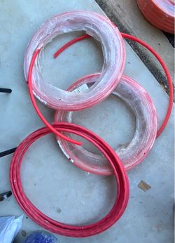 Bundle of 1/2" Red PEX Plumbing Pipe Rolls - Half Inch