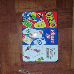 Mattel Games, 3 In 1 Uno, Phase 10 And Snappy Dressers 