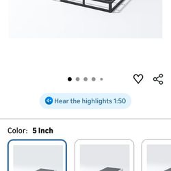 5 Inch Queen Box Spring-Heavy Duty 3000LBS Metal Bed Foundation