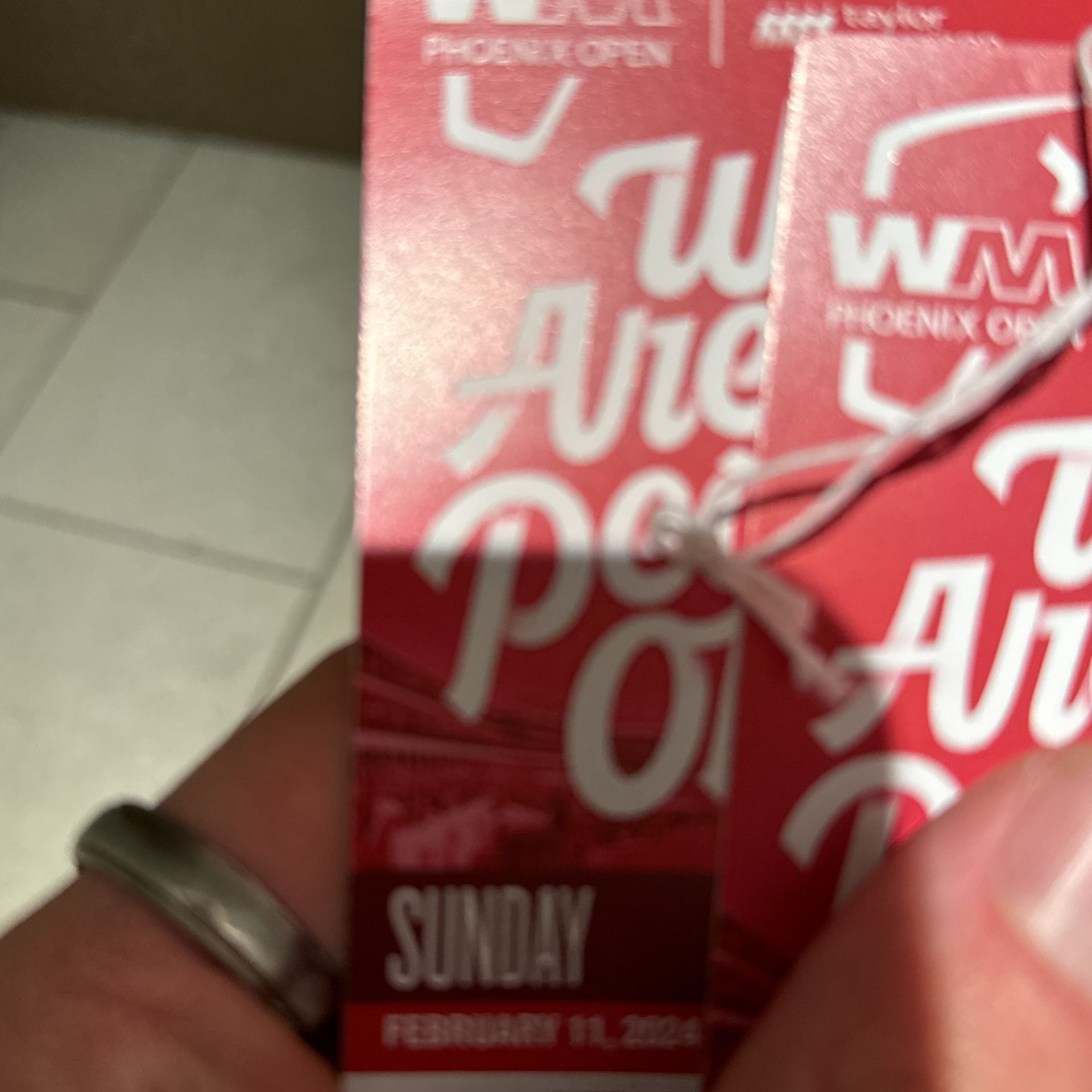 2 GA Waste Management Tickets For Sunday