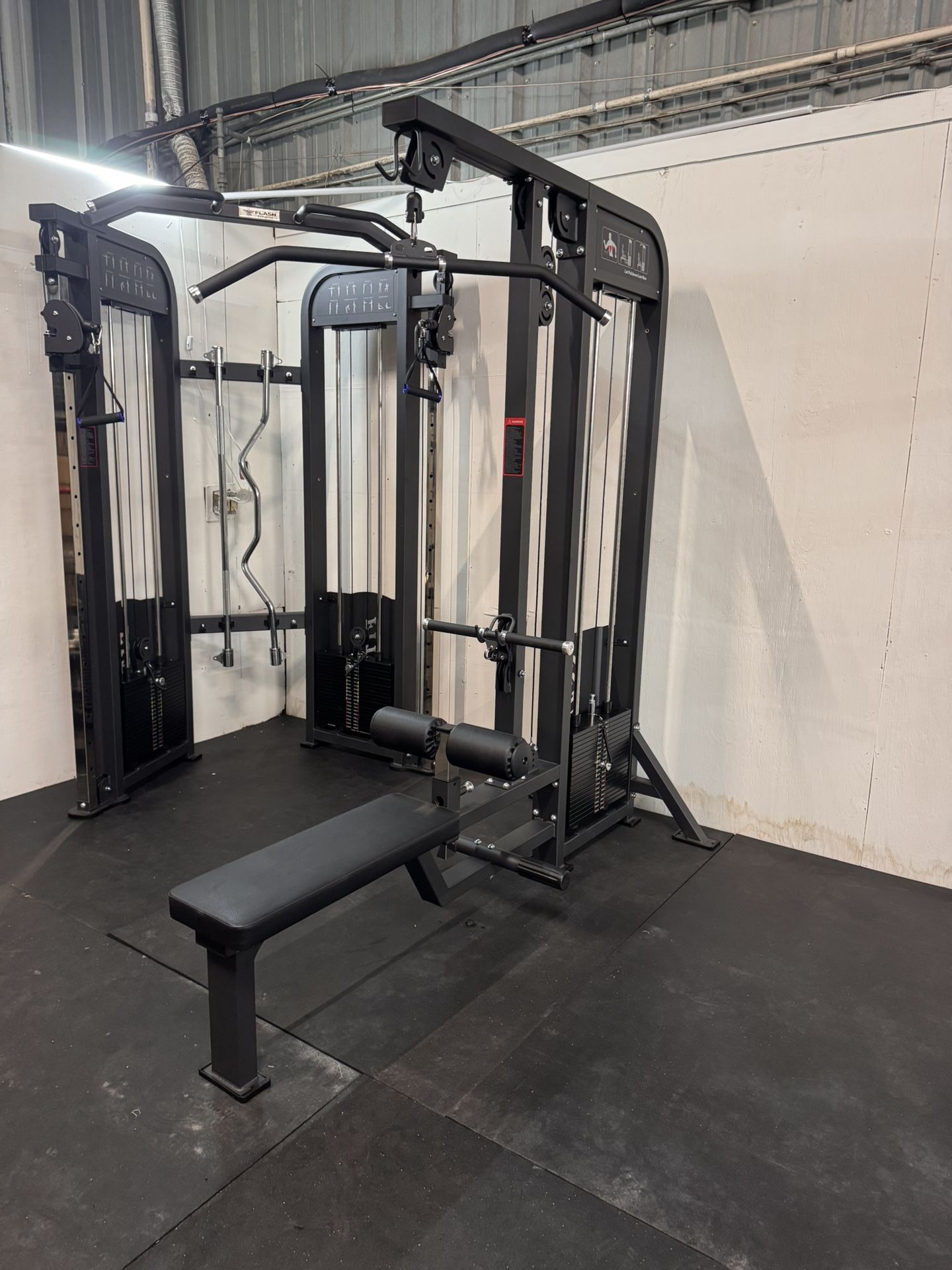 Lat Pulldown Low Row Machine Flash Fitness