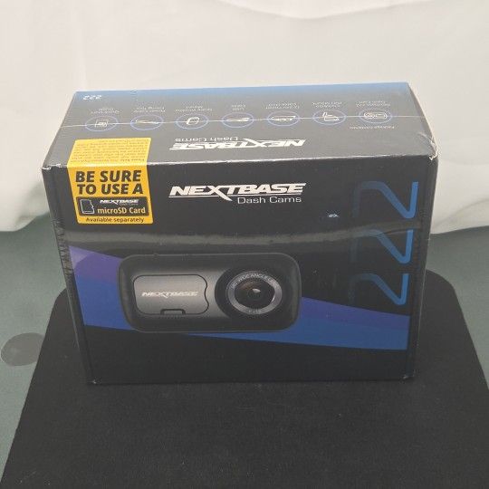 Nextbase 222 Dash Cam 2.5" HD 1080p Wireless Car BRAND NEW FACTORY SEALED