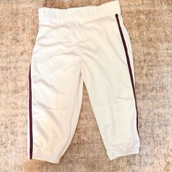 Sz XL Men Rawlings Pro Knickers Baseball Pants Navy and Red Piping