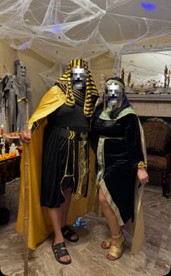  Egyptian Couple Pharaoh & Cleopatra Halloween Costumes 