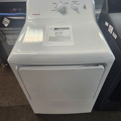 HOT POINT 6.2 cu.ft
vented Electric Dryer in White with Auto Dry