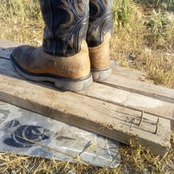 Ariat Steel Toe Work Boots Size 10 1/2