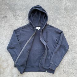 AMERICAN GIANT Grey Full Zip Hoodie Sweater