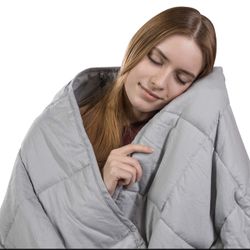 100% cotton 15Lb. Weighted Blanket (Full & Queen)