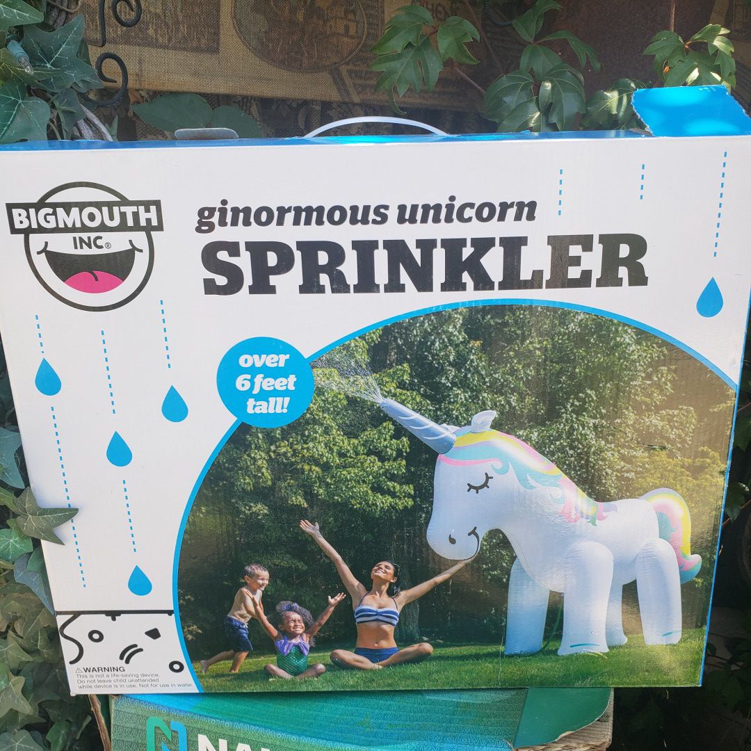 Unicorn Sprinkler water pool party