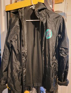 Black Windbreaker MEDIUM