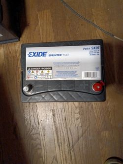 Brand New 12v Exide Battery