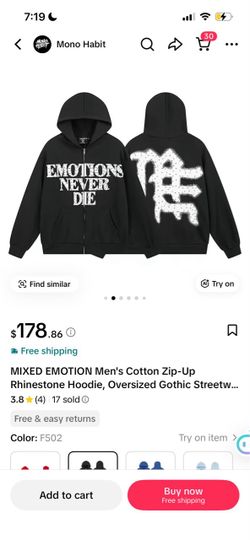 Mixed emotions hoodie