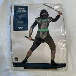 Ninja Halloween Costume Size 8-10