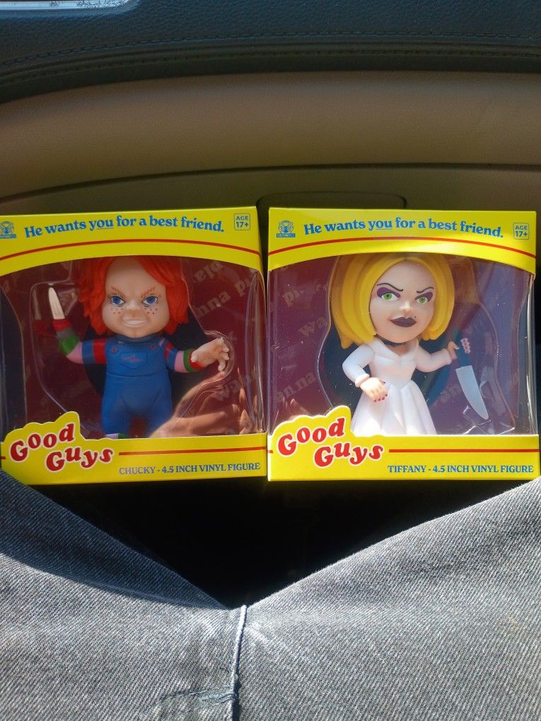 4.5 Inch Vinyl Figure $30 For Both