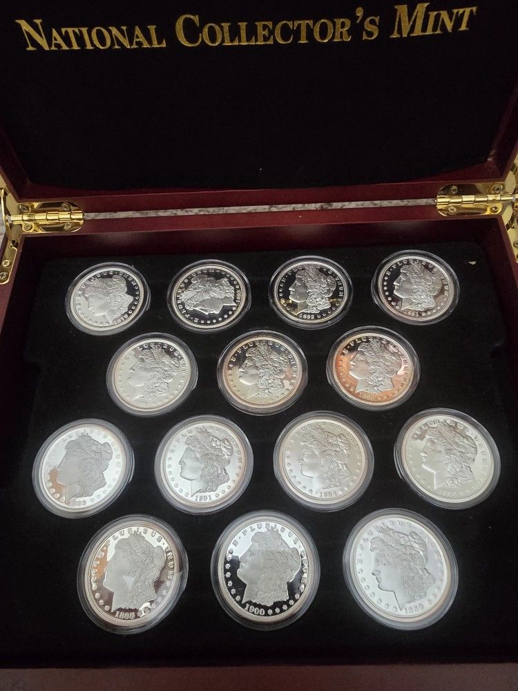 The Complete “Carson City” Morgan Silver Dollar Tribute Proof Collection TONED