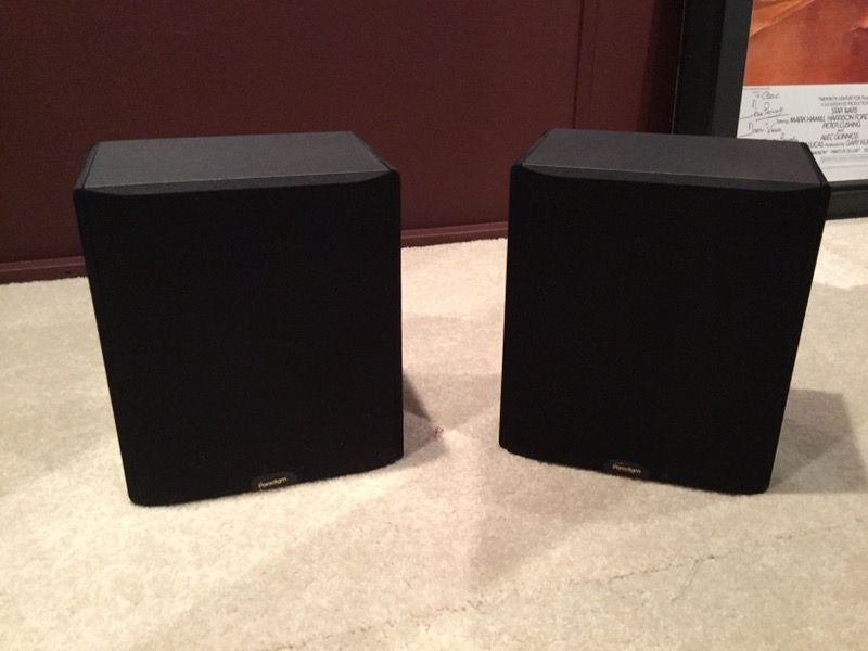 Pair of paradigm high def monitor ADP-370 V.2 dipole surround speakers