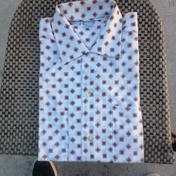 Mens Vintage Floral  Shirt