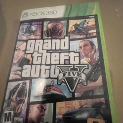 Xbox 360 Gta 5 Game 