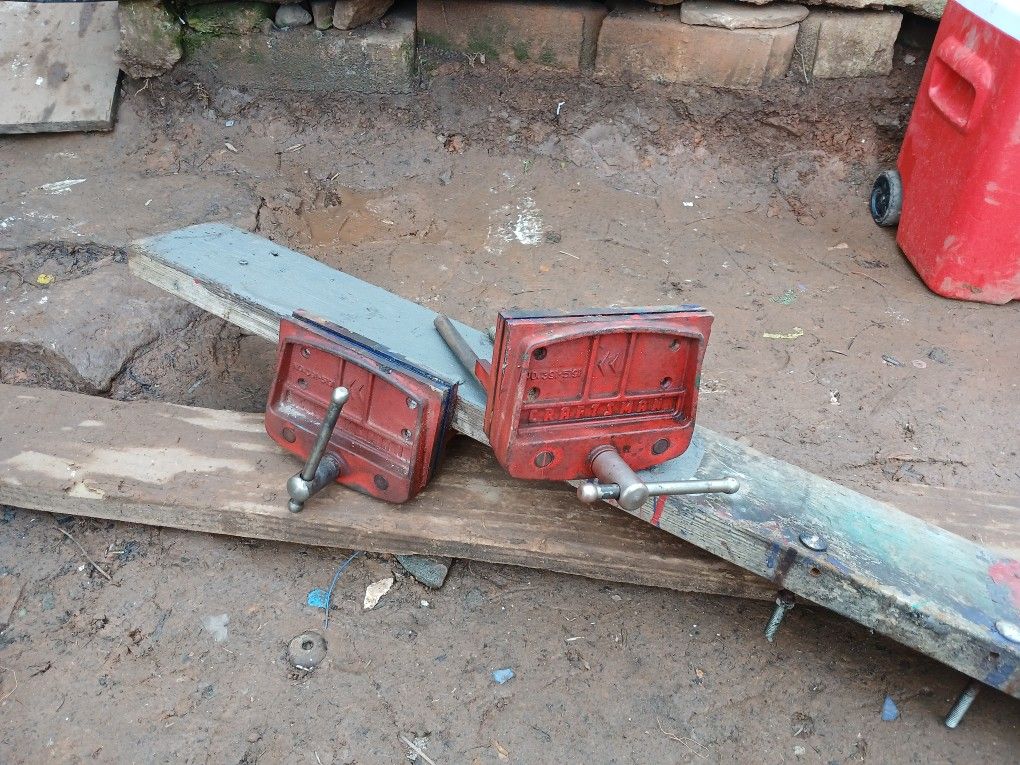 Vintage Craftsman Vice