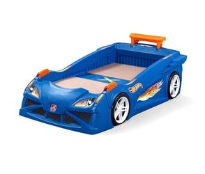 Hotwheels Toddler Twin Bed With Lights (Mattress Included)