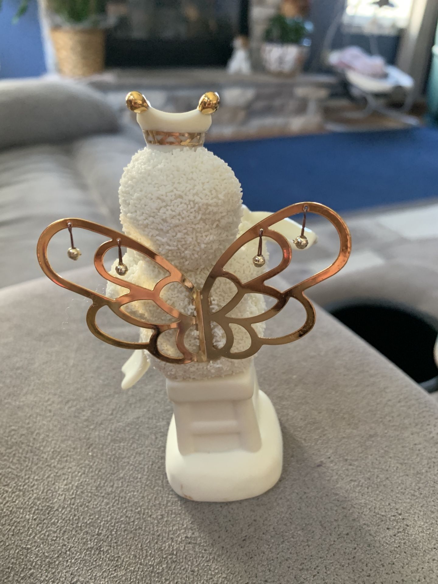 Dept 56 Snow-babies “Do What You Love” Crown and Wings 2002 retired