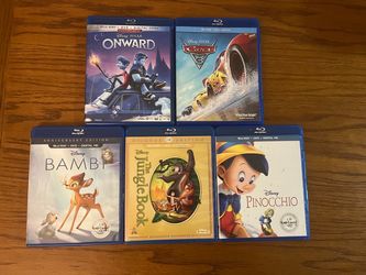$30 5 Disney / Pixar Blu-ray & DVD movies