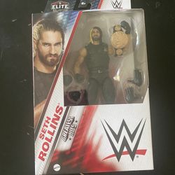 Rare VHTF SETH ROLLINS Shield WWE Mattel Elite Greatest Hits Series 3 Action Figure w Belt