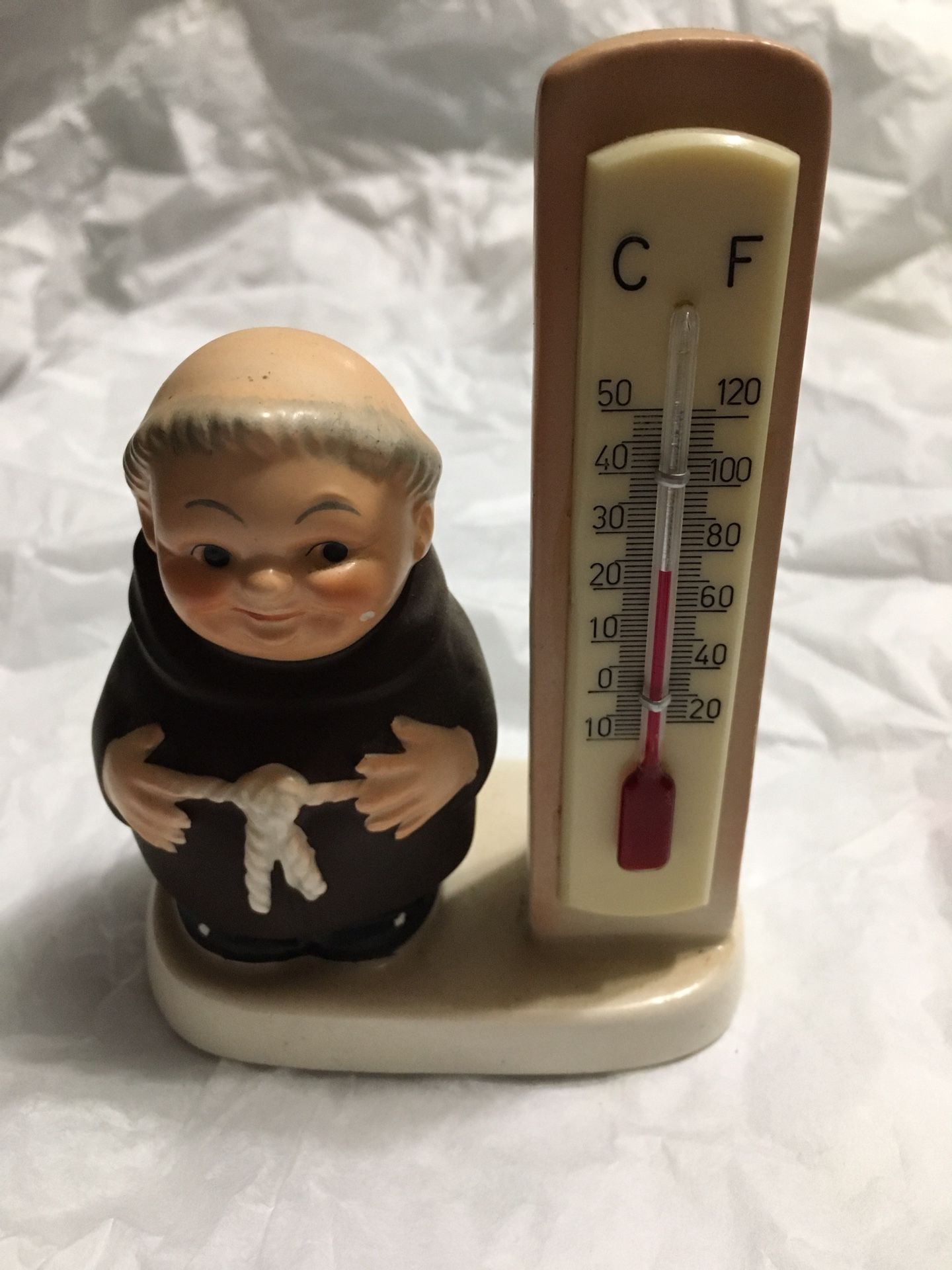 1956 Goebel Friar Tuck Thermometer