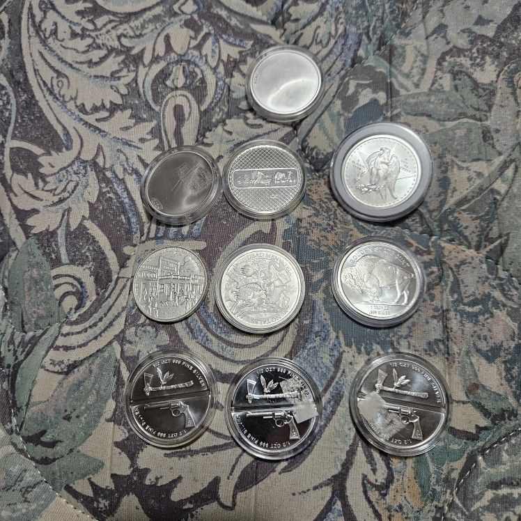 .999 Silver Coins
