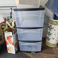 3 Drawer Storage Bin/cabinet 