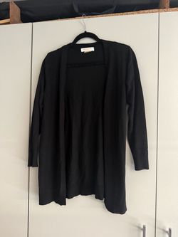 Women’s black cardigan