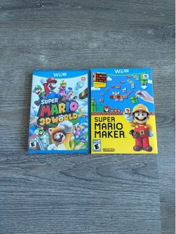 Super Mario Nintendo Wii U Games Bundle