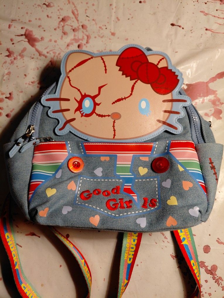 Chucky hello kitty backpack