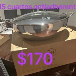 Cacerola Clásica Antiderente Grande 15 Qt Nueva Princes House 