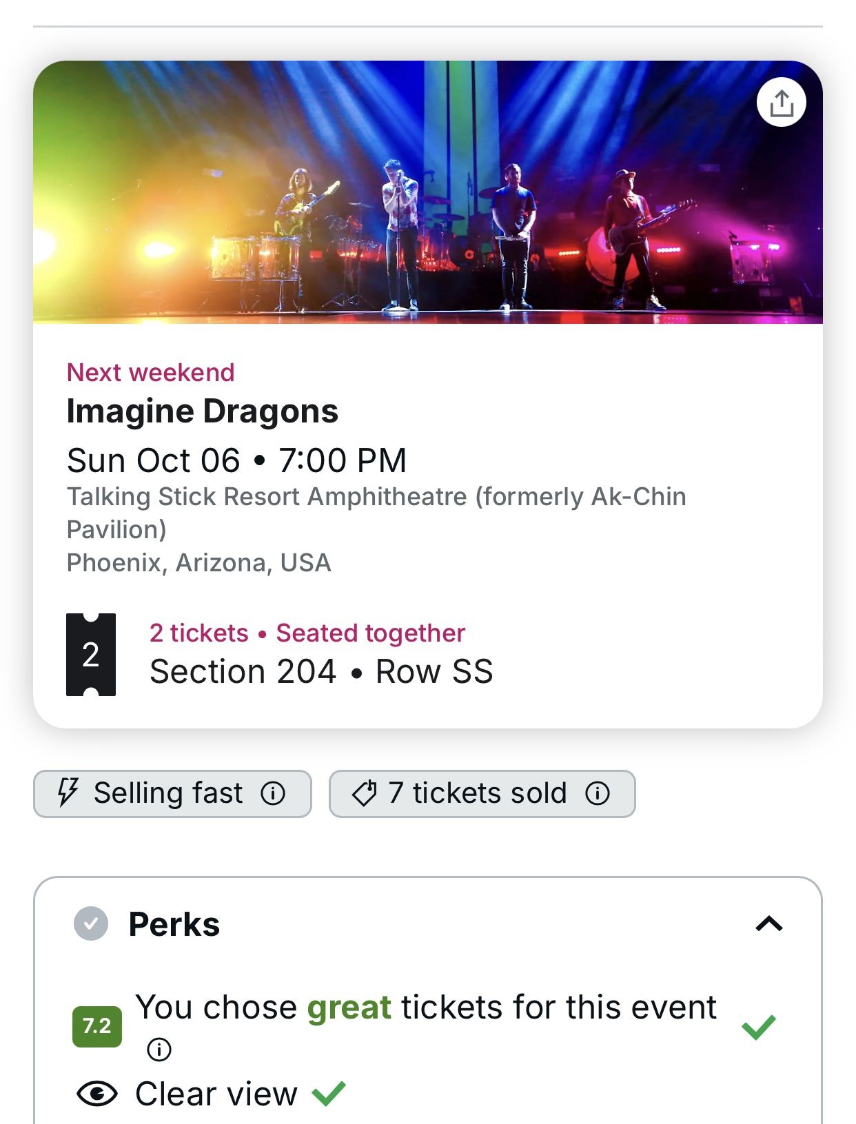 Concert Tickets