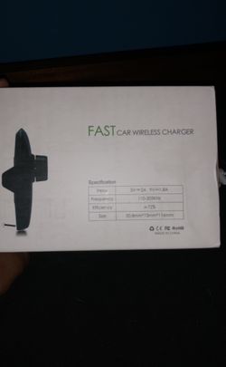 Apple iPhone and Samsung fast wireless charger