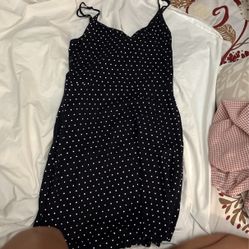 h&m pokadot dress