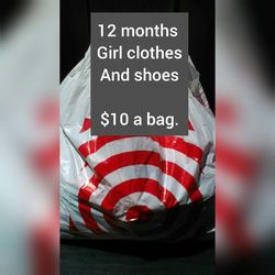 12 months girls clothes and shoes