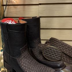 Botines Y Cinto Vaquero