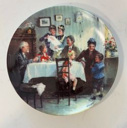 VTG "Die Ferienwoche der Familie Kappelmann" (The Holiday Week of the Family Kappelmann) collector's plate series