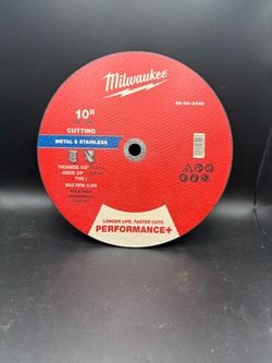 Milwaukee Tool 49-94-0445 Cut-Off Wheel, 5/8" Sz, 10" Dia.