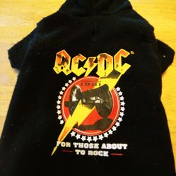 Ac Dc Vintage Dog Sweatshirt