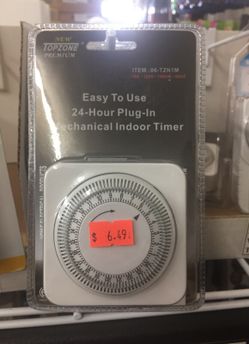 24 hour plug in mechanical indoor timer