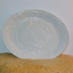 Gibson 18 3/4" Ceramic Turkey Plate